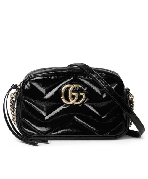 Gucci GG Marmont Series of small shoulder bag Black